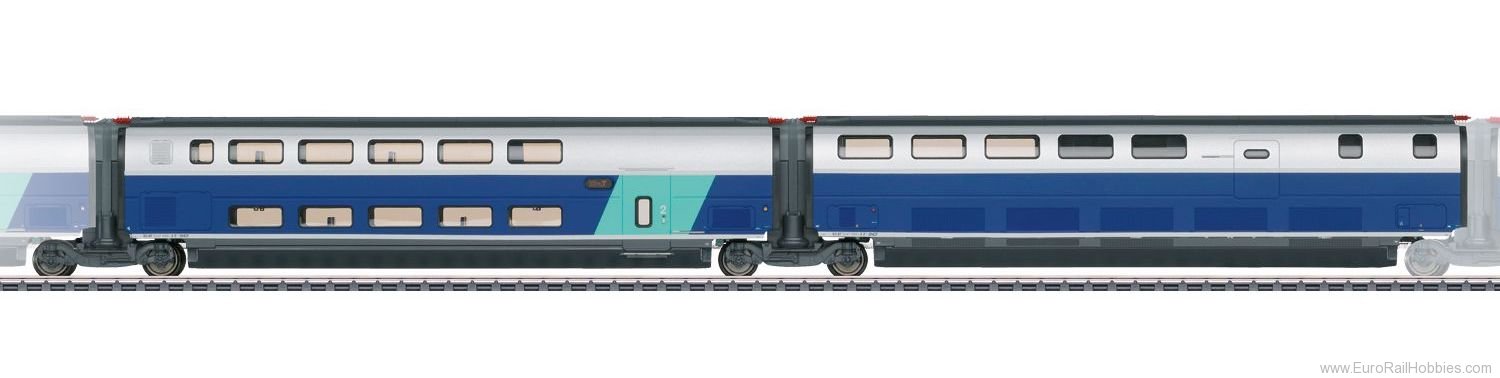 Marklin 43443 SNCF Add-On Car Set 3 for the TGV Euroduplex