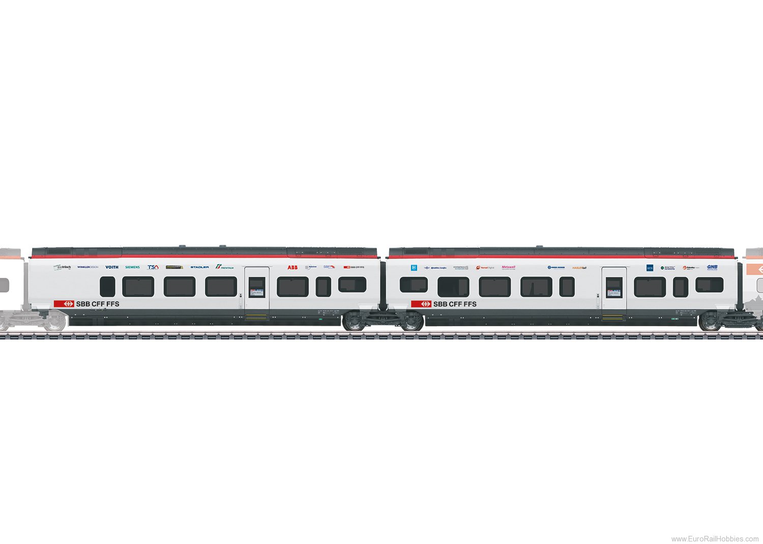 Marklin 43467 Add-On Car Set 2 for the Class RABe 501 Girun