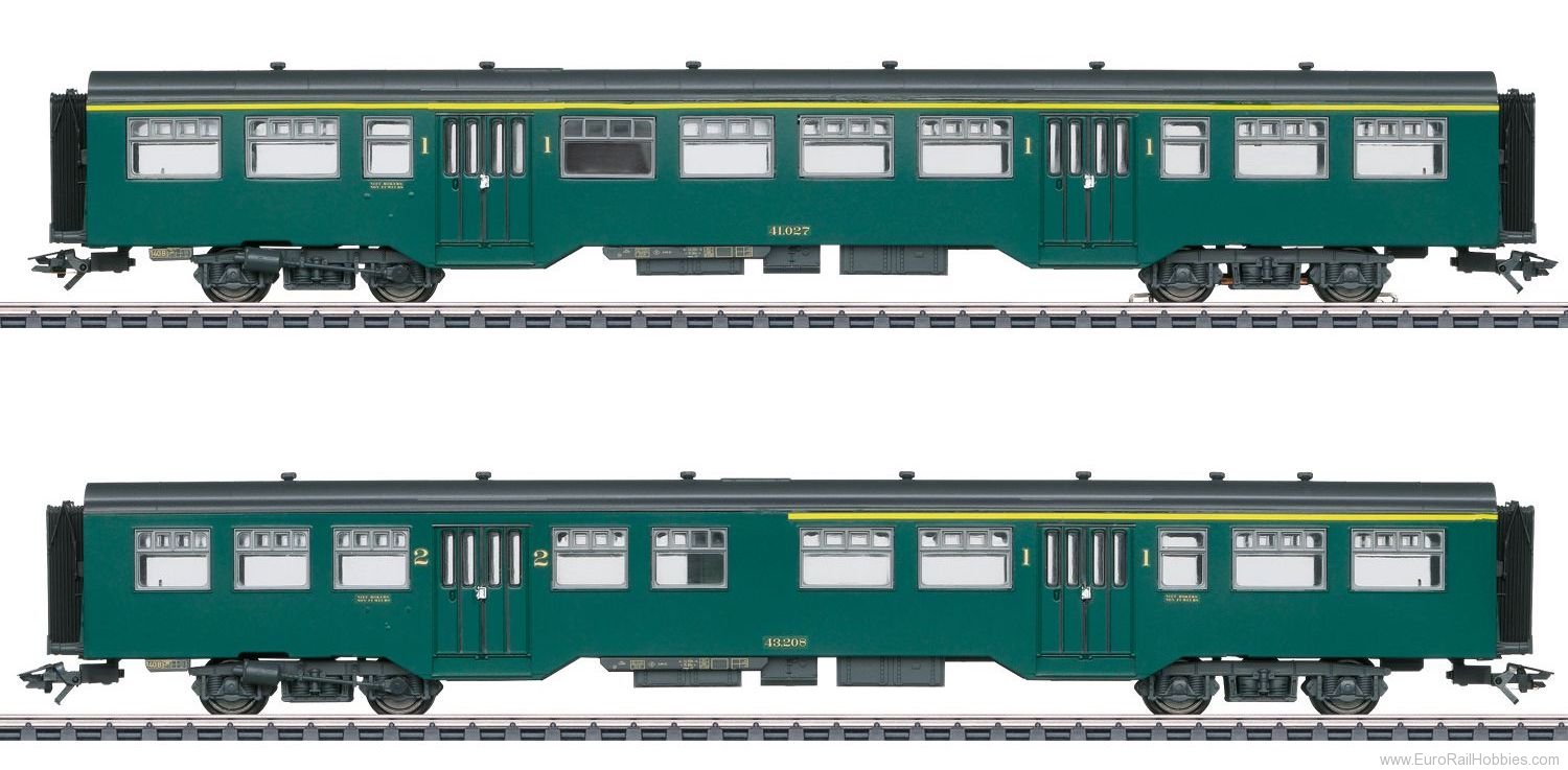 Marklin 43547 SNCB M2 Passenger Car Set