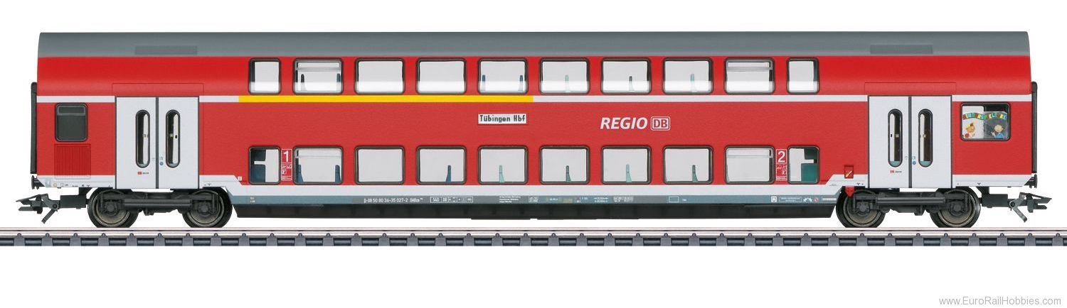 Marklin 43567 DB-AG Bi-Level Car, 1st/2nd Class (Factory So