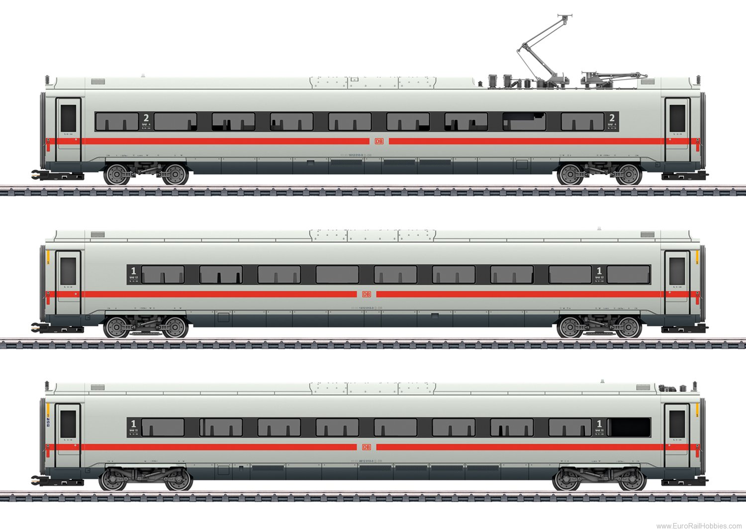 Marklin 43724 DB AG Add-On Car-Set ICE 4