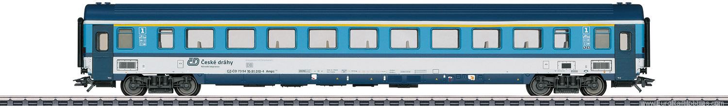 Marklin 43762 CD Apmz Passenger Coach 1st Cl. - REISSUE