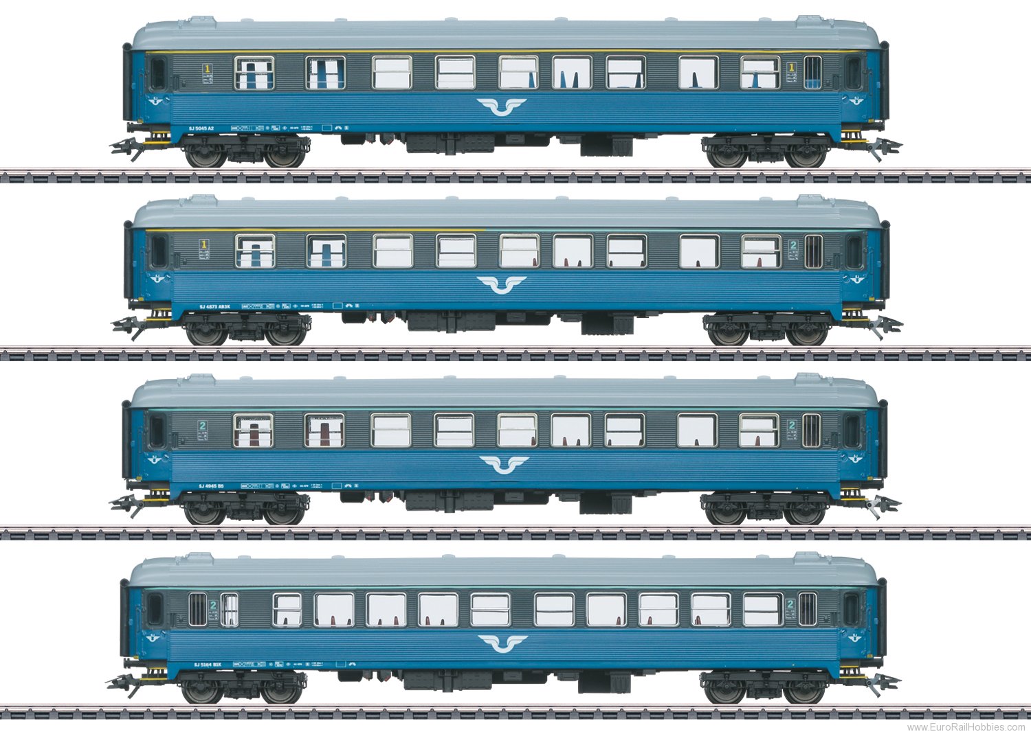 Marklin 43787 SJ Passenger Car Set