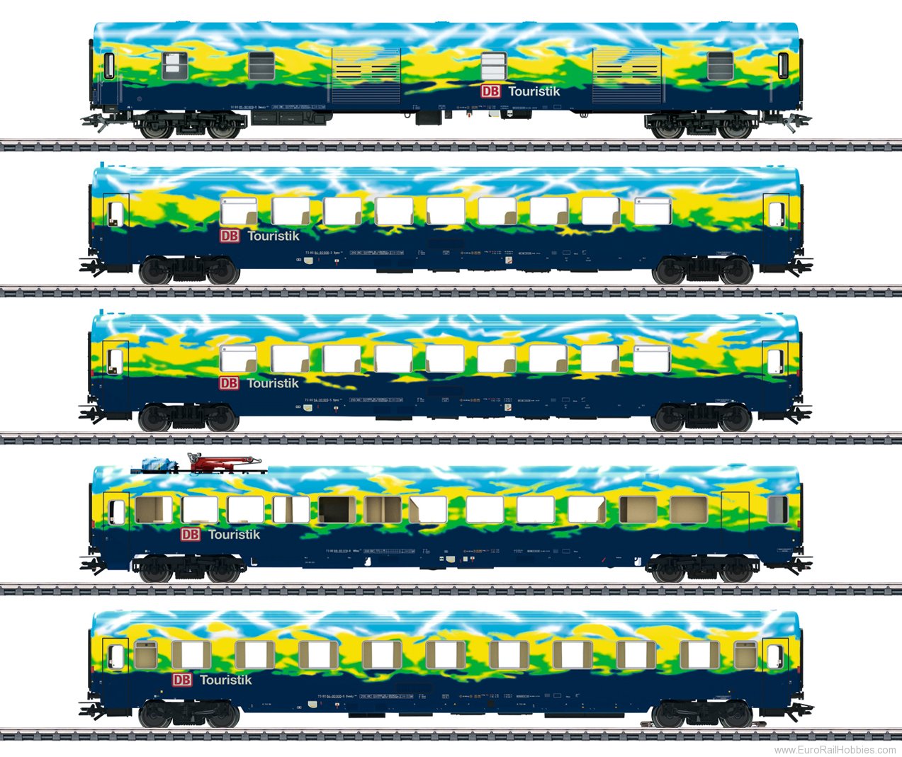 Marklin 43879 DB AG 'Touristikzug' Passenger Car Set,  (30 