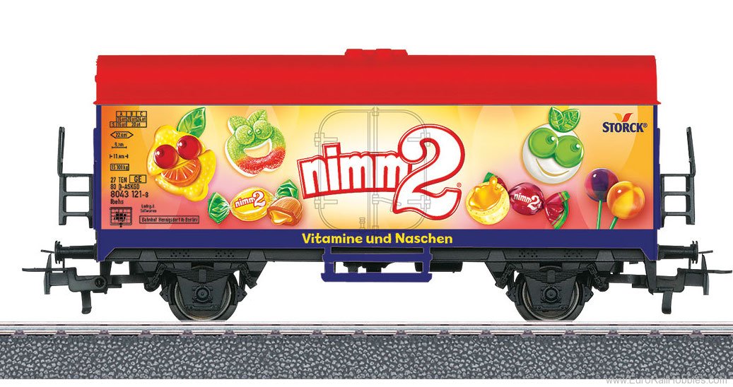 Marklin 44215 'Nimm 2' Refrigerator Car (Start up)