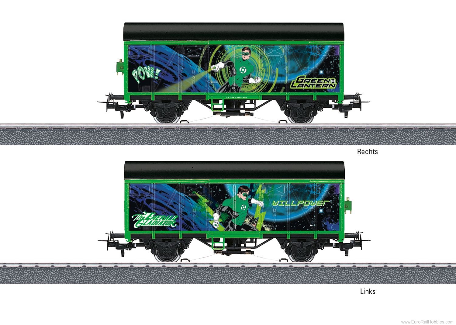 Marklin 44830 Marklin Start up - Green Lantern Boxcar