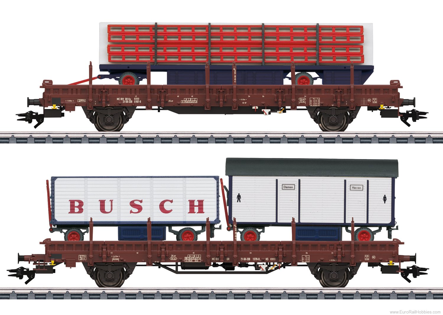 Marklin 45042 DR Circus Busch Freight Car Set