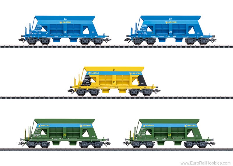 Marklin 46336 HASTAG' 4 Piece Dump Car Set