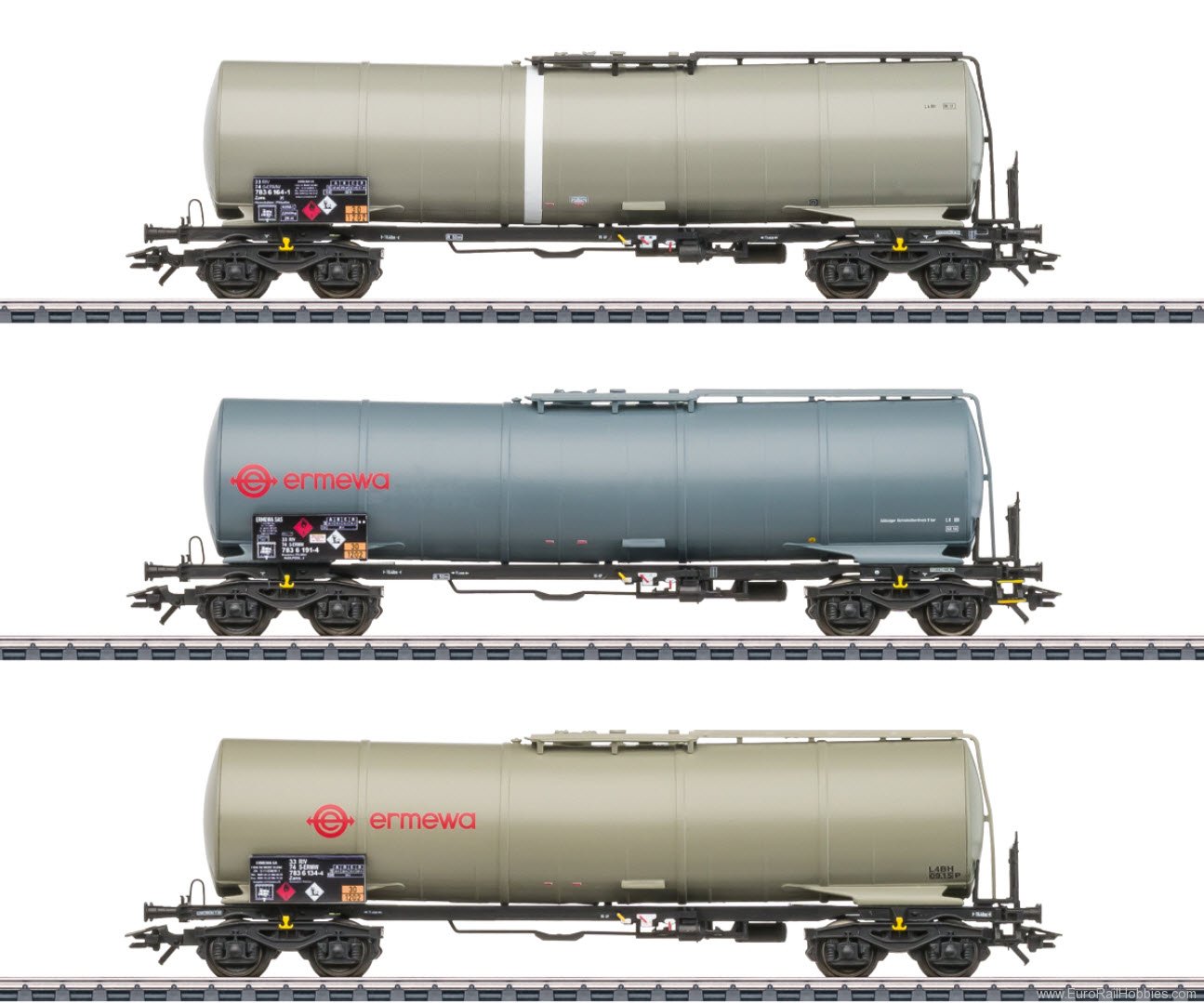 Marklin 46545 S-ERMEWA 3 Piece Tank Car Set