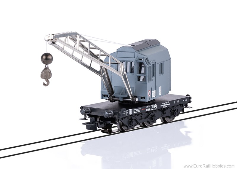 Marklin 46719 DB MFX Digital Crane Car (Start up)