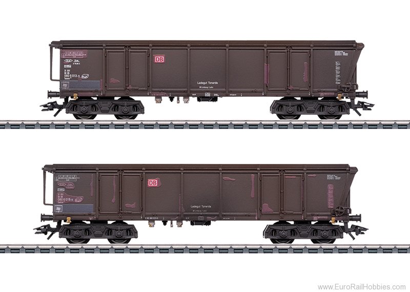 Marklin 46915 DB AG 4 Piece Freight Car Set 'Weathered Edit