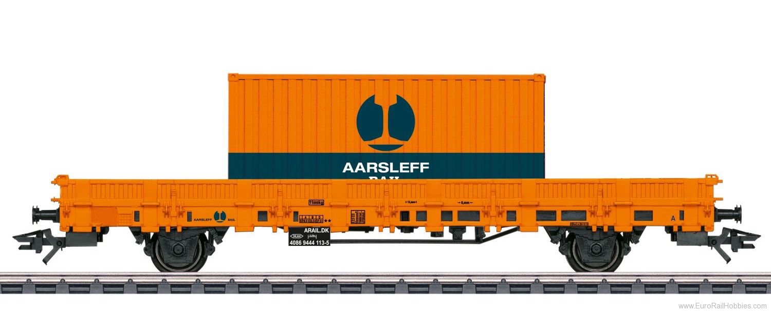 Marklin 46933 Aarsleff Rail A/S Type Kls Low Side CarÂ 