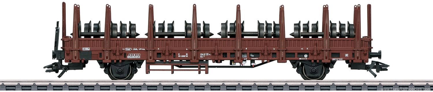 Marklin 46938 DB Type Kbs 442 Stake Car with wheel set load