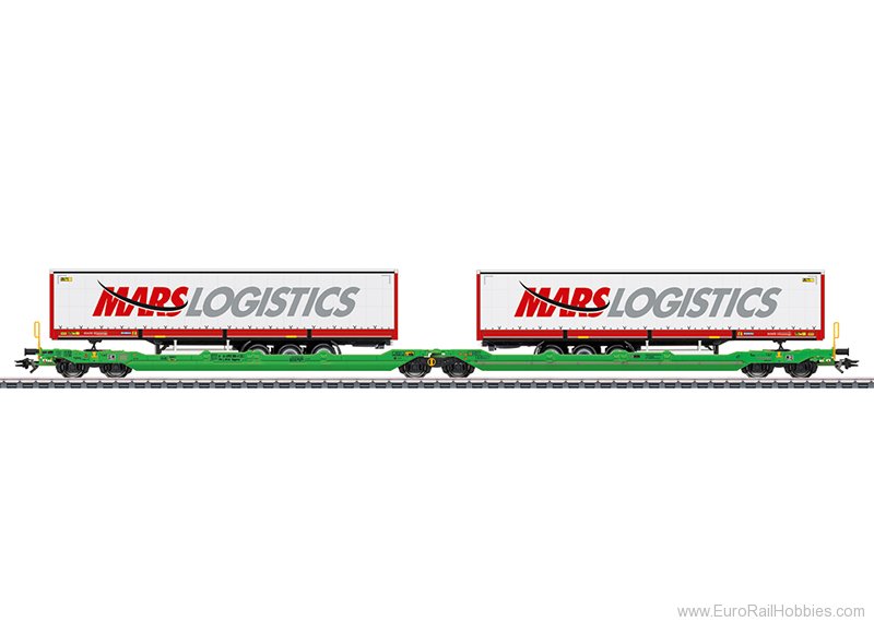 Marklin 47473 CFL Type Sdggmrss Double Pocket Car 'MARS LOG