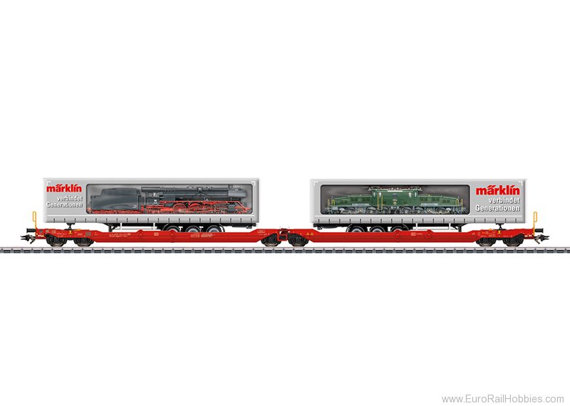 Marklin 47477 DB AG Type Sdggmrss 738 Double Pocket Car w/M