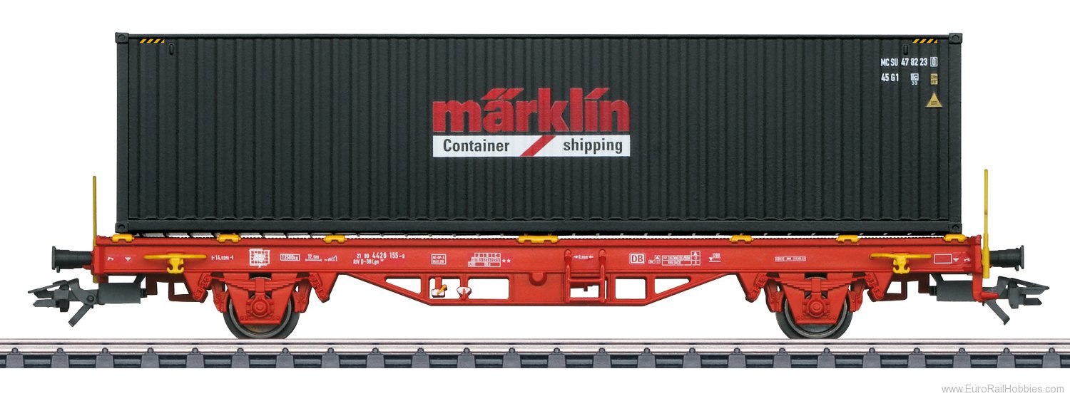 Marklin 47584 Marklni Store Type Lgs 580 Container Flat Car