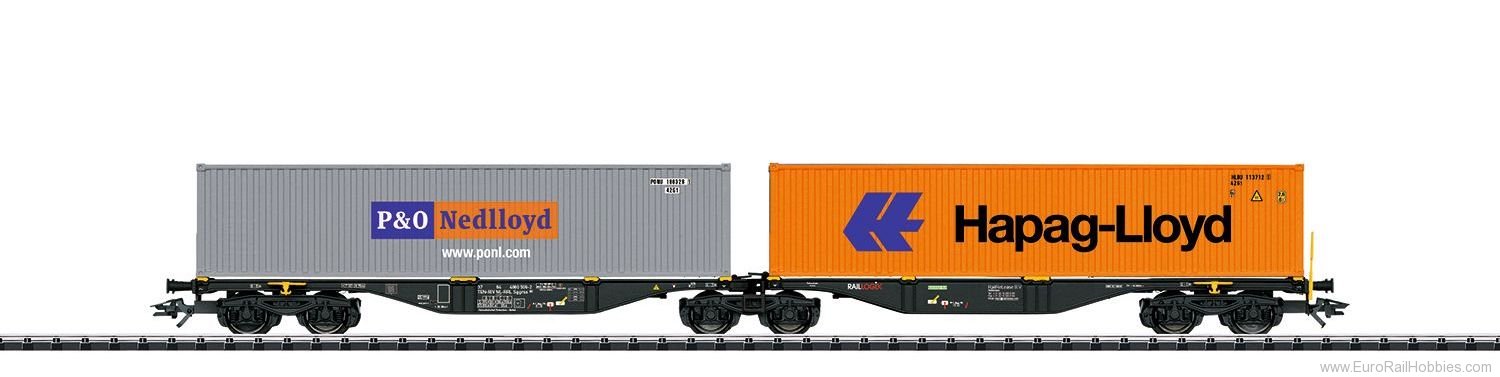 Marklin 47807 RailRELease Type Sggrss 80 Double Container T
