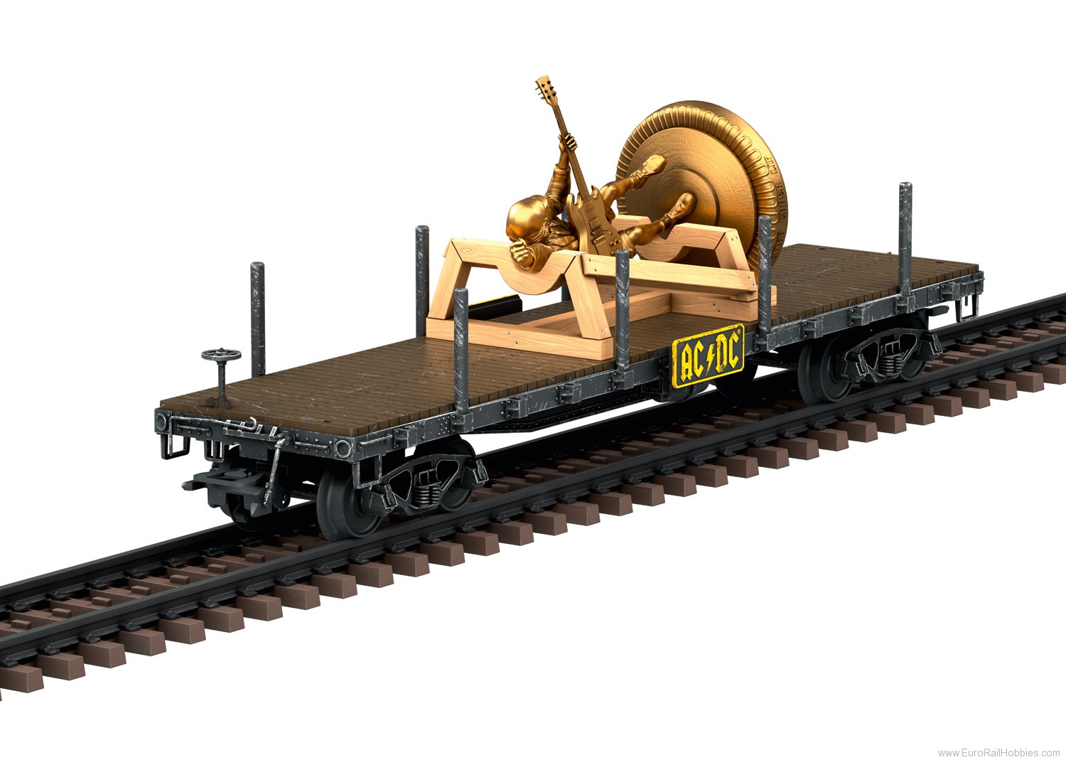 Marklin 48837 Marklin 'Stiff Upper Lip' Flat Car (Hand-weat
