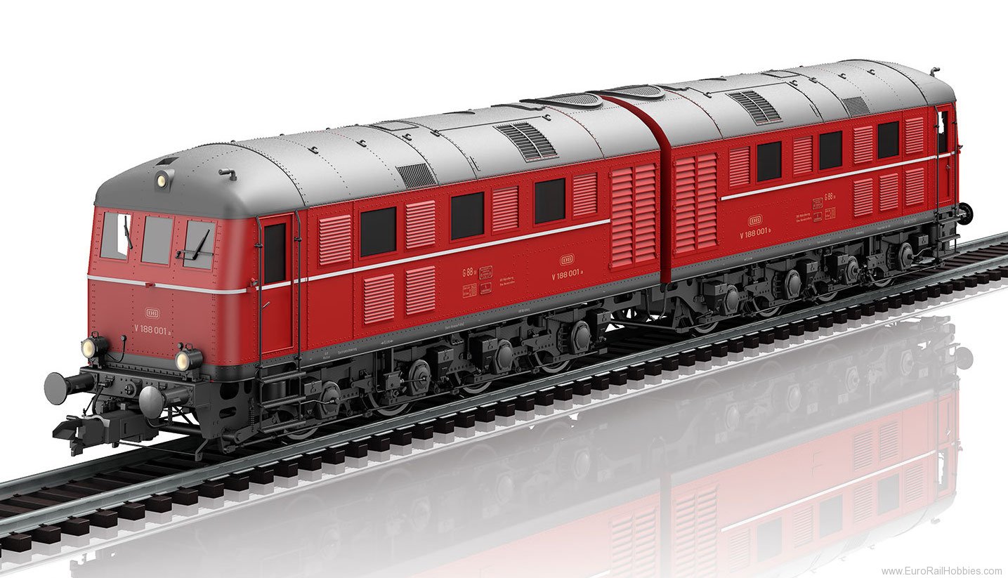 Marklin 55288 DB V 188 001 a/b Double Diesel Locomotive, (c