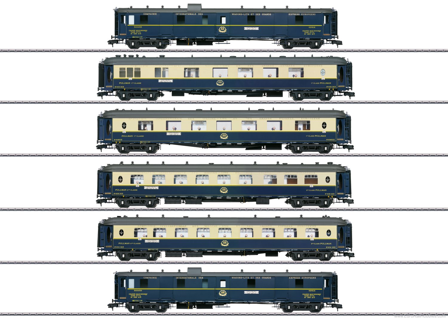 Marklin 58000 Marklin EDELWEISS Pullman 6 Piece Car Set!