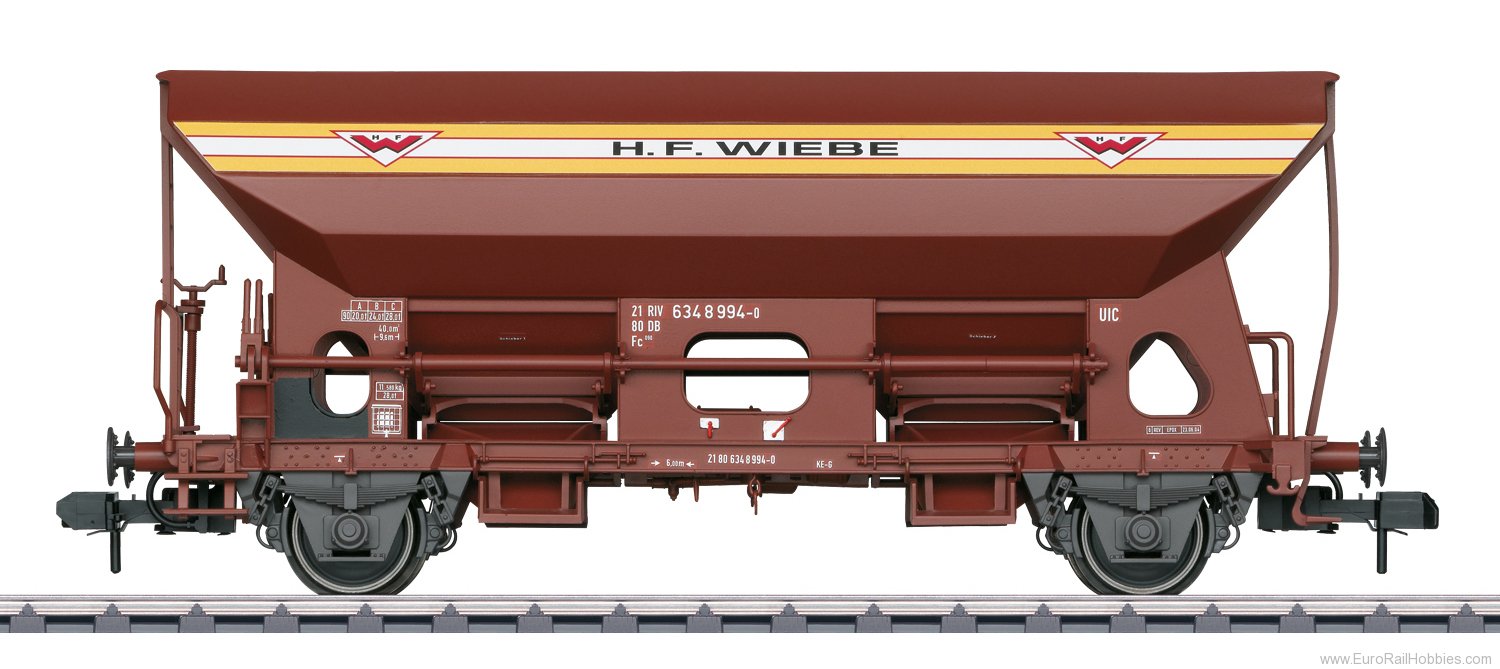 Marklin 58297 DB ''H.F.Wiebe'' Dump Car (Factory Sold Out)
