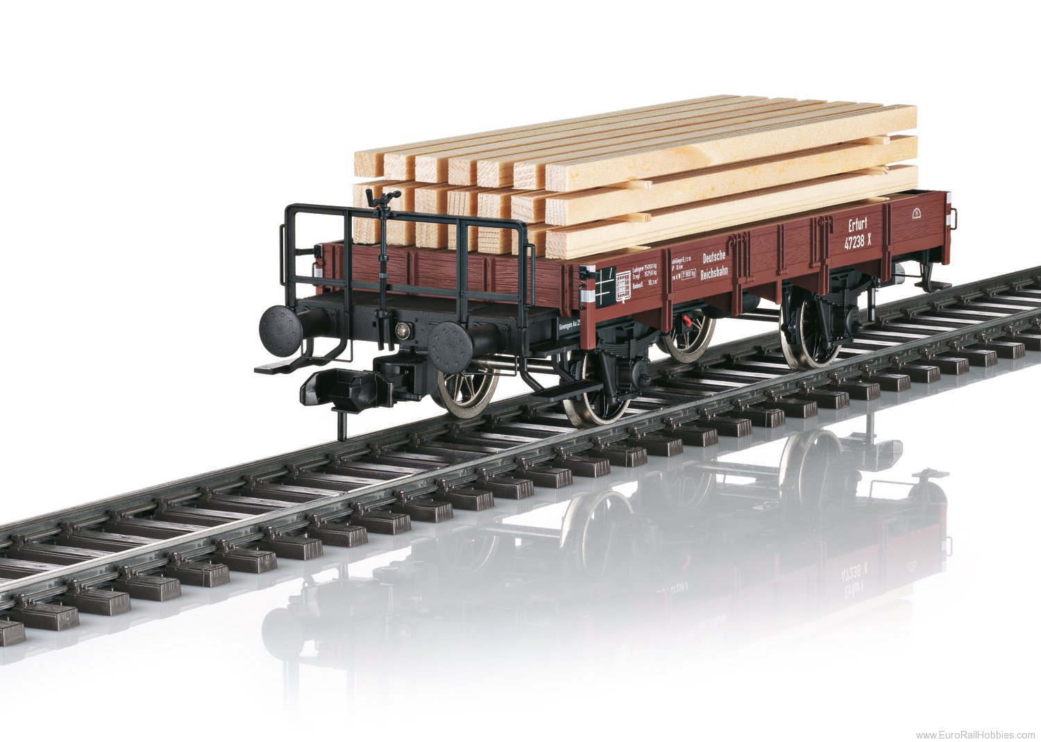 Marklin 58316 DRG type X Erfurt Low Side Gondola w/Brakeman