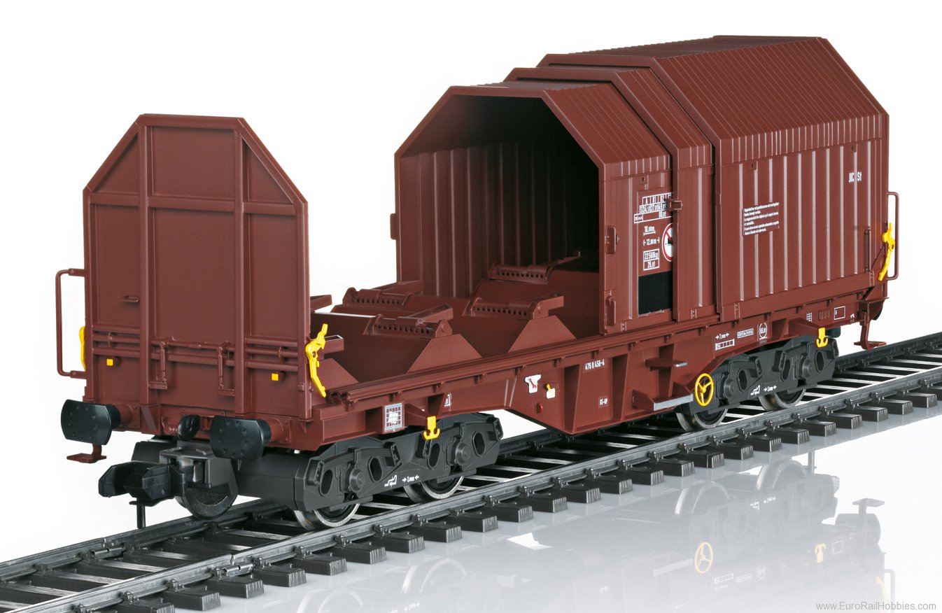 Marklin 58784 DB Flat Car with Telescoping Covers