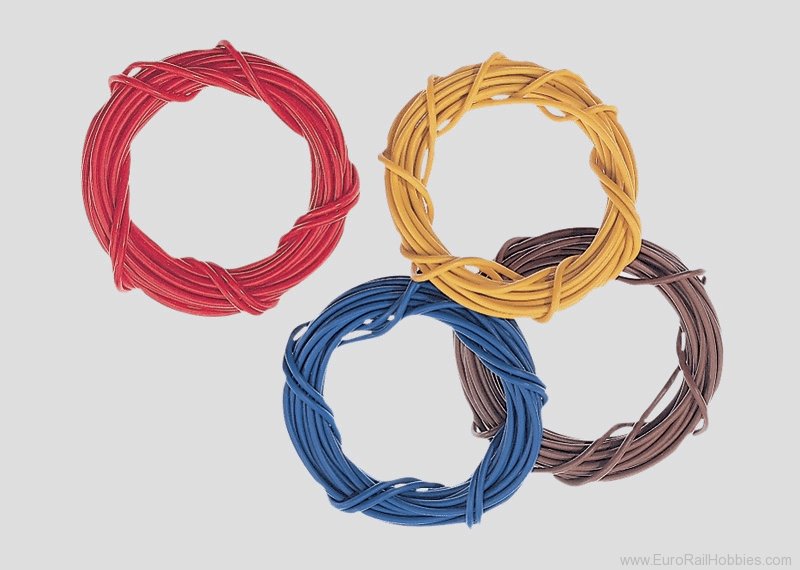 Marklin 71060 Wire 4 Colors 10m (.75mm) Rolls each color (1