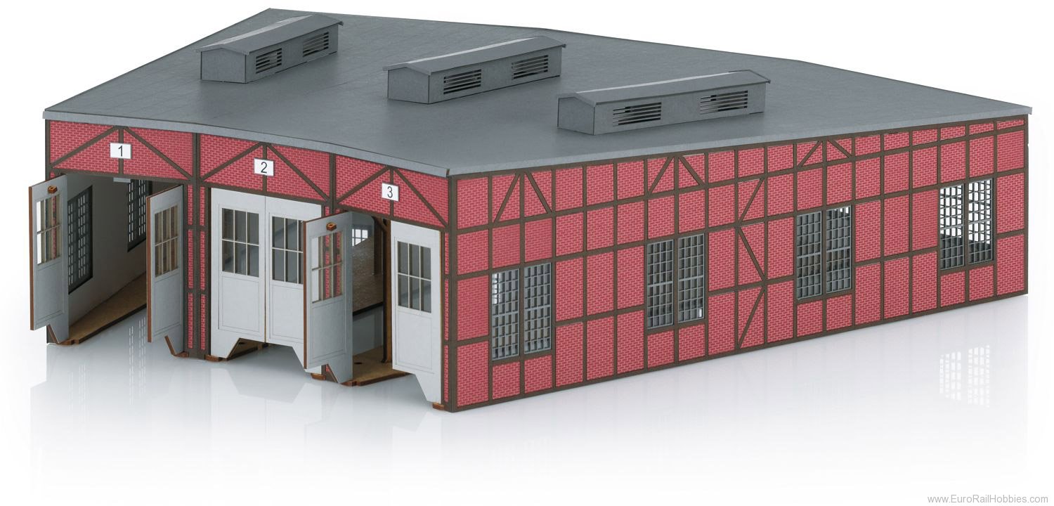 Marklin 72886 Locomotive Shed Kit (Laser Cut) (Factory Sold