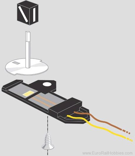 Marklin 74470 Turnout Lantern Kit, Right/Left (Contents 1 p