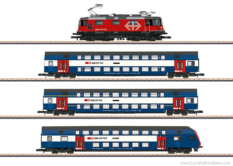 Marklin 81195 SBB Zurich S-Bahn Train Set with a Class Re 4