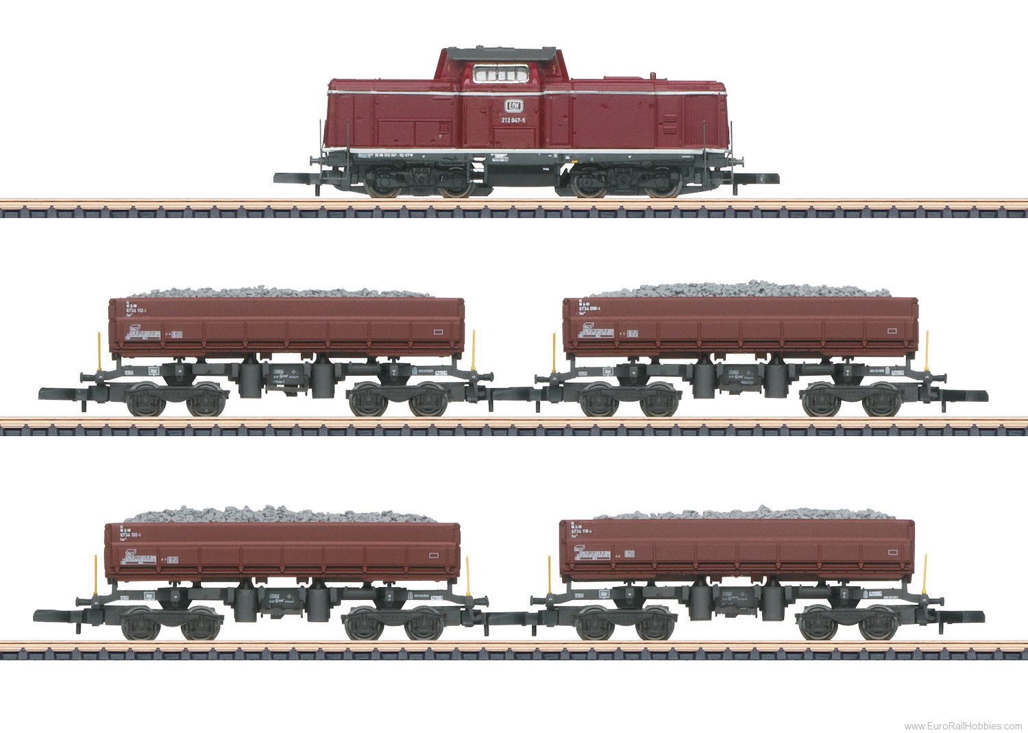 Marklin 81372 EfW class 212 Diesel Construction Train Set