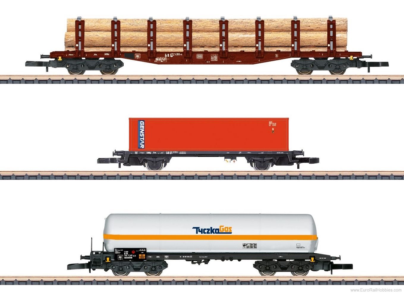Marklin 82596 Freight Car Set with Mixed Loads (Factory Sol
