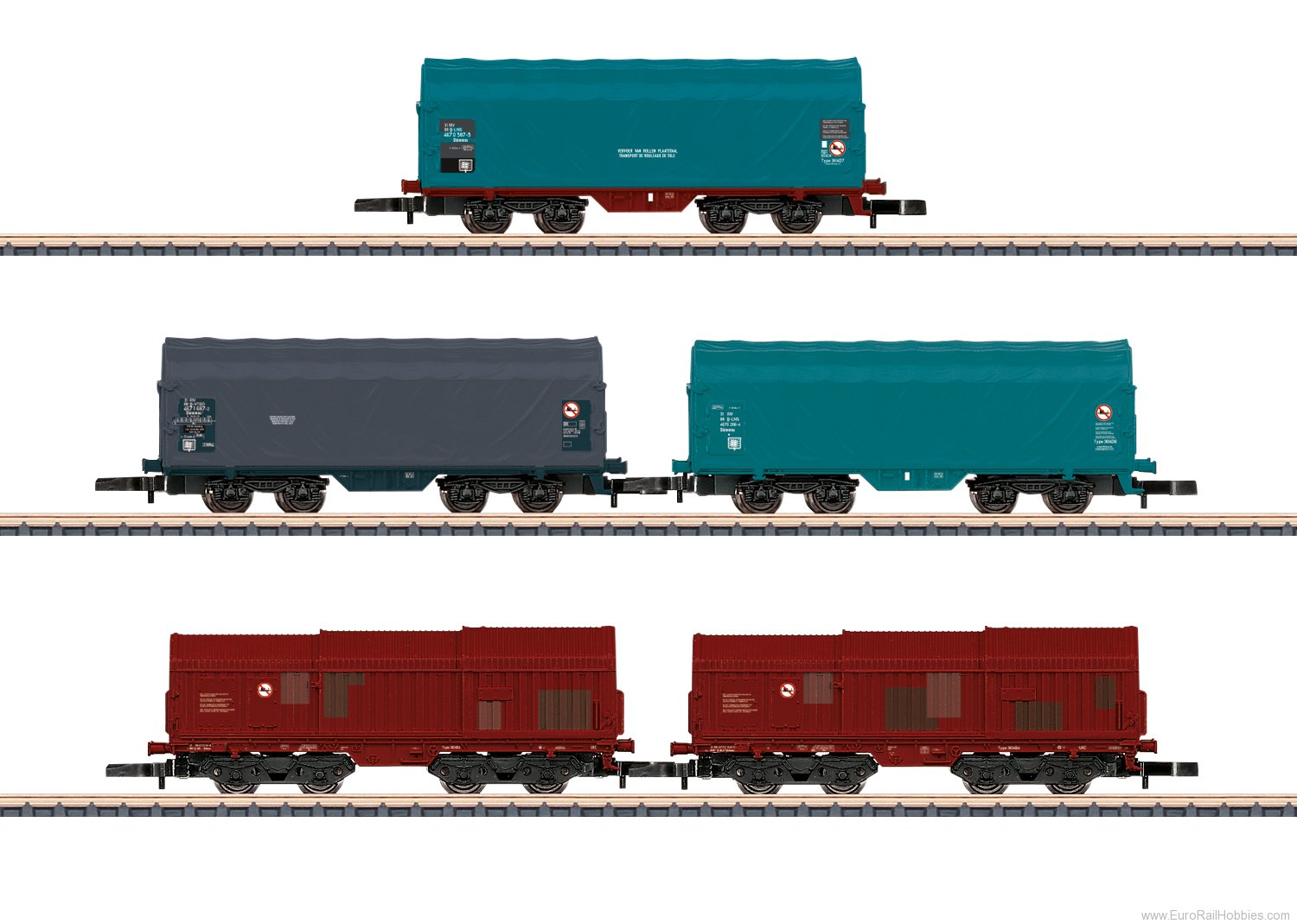 Marklin 86358 SNCB Freight Car Set