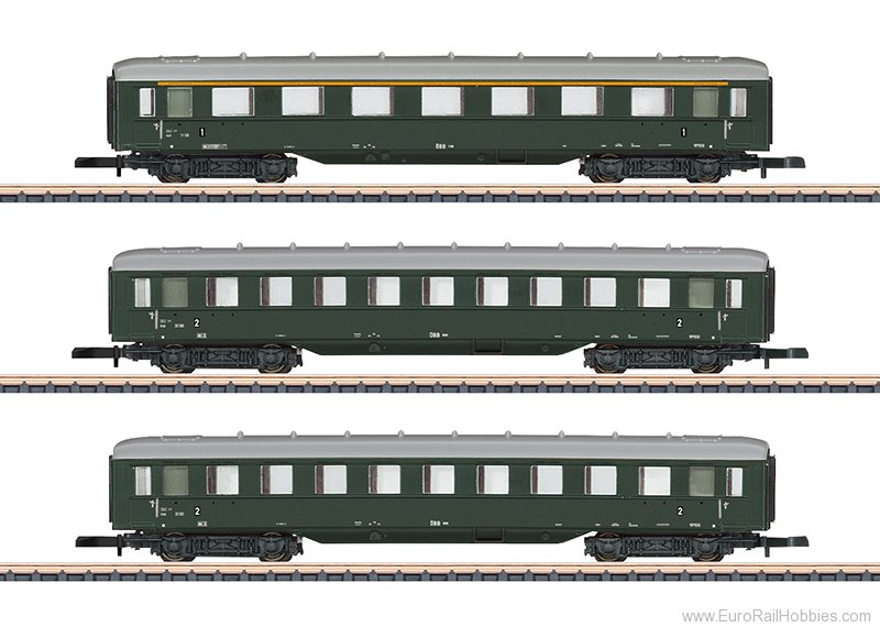 Marklin 87107 ÃBB Skirted 3 Piece Coach Set