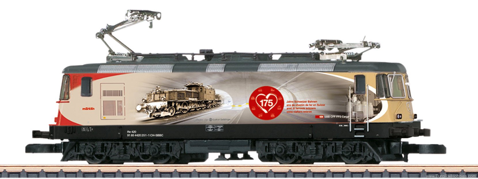 Marklin 88596 SBB Electric Locomotive SBB 175 Years Swiss R