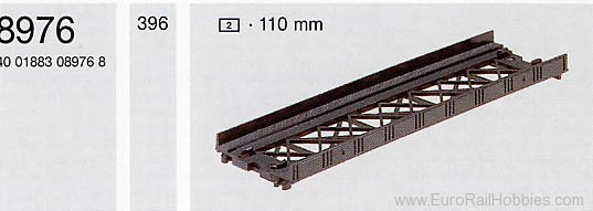 Marklin 8976 Z BRIDGE RAMP STR. 4-3/8 PK/2