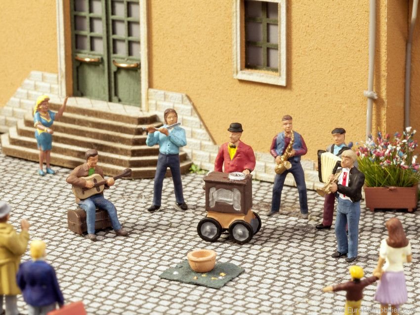 Noch 12820 Street Musicians - with Sound Board and speak