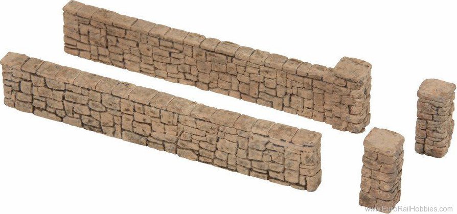Noch 13172 Garden Wall 12 pieces, total length 71 cm, wa