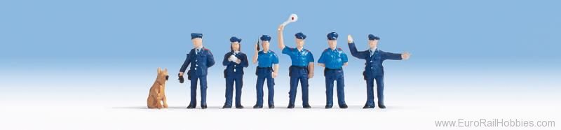Noch 15075 Swiss Police officers, 6 figures + accessory