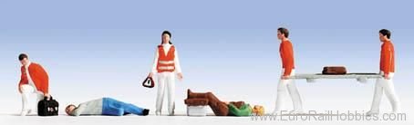 Noch 15094 Paramedics, 6 pcs. + Accessories