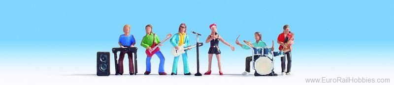 Noch 15839 Music band, 6 figures + accessories
