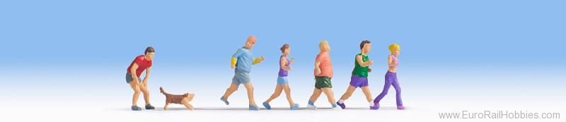 Noch 15869 Joggers, 6 figures + 1 animal