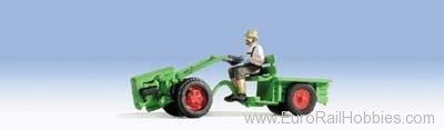 Noch 16750 Two wheel tractor, with figure