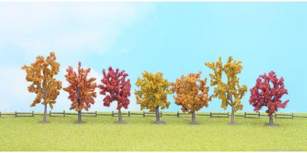 Noch 25070 Autumn Trees, 7 pieces, 8 - 10 cm (3.15 - 3.9