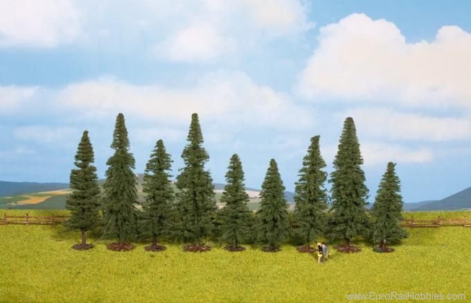 Noch 25086 Fir Trees, 9 pcs, 80-120mm