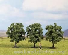 Noch 25110 Fruit Trees, green, 3 pcs., 3,2 in. / 8 cm