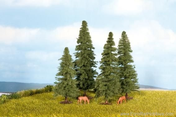 Noch 25232 Fir Trees, 4 pcs, 80-120mm