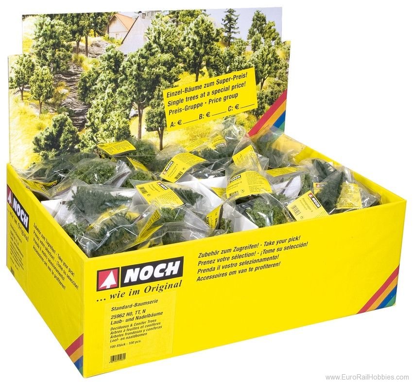Noch 25964 Deciduous Trees and Conifers Box