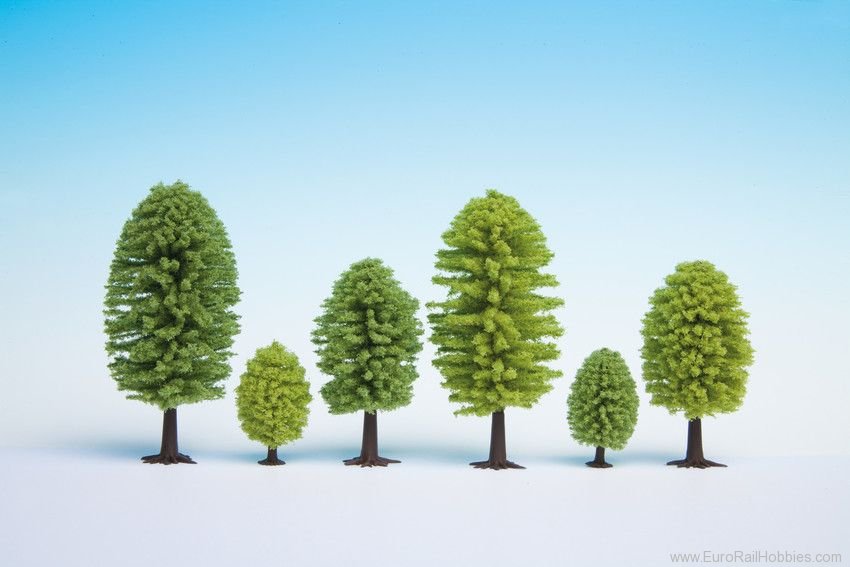 Noch 32901 Deciduous Trees, 10 pcs., 3.5 - 5 cm high